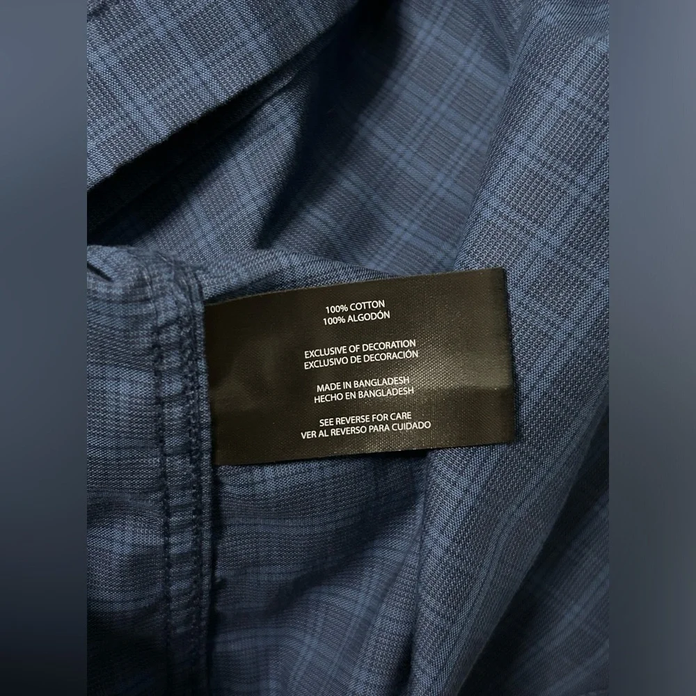 Banana Republic Blue Dress Shirt Slim Fit Size XL
